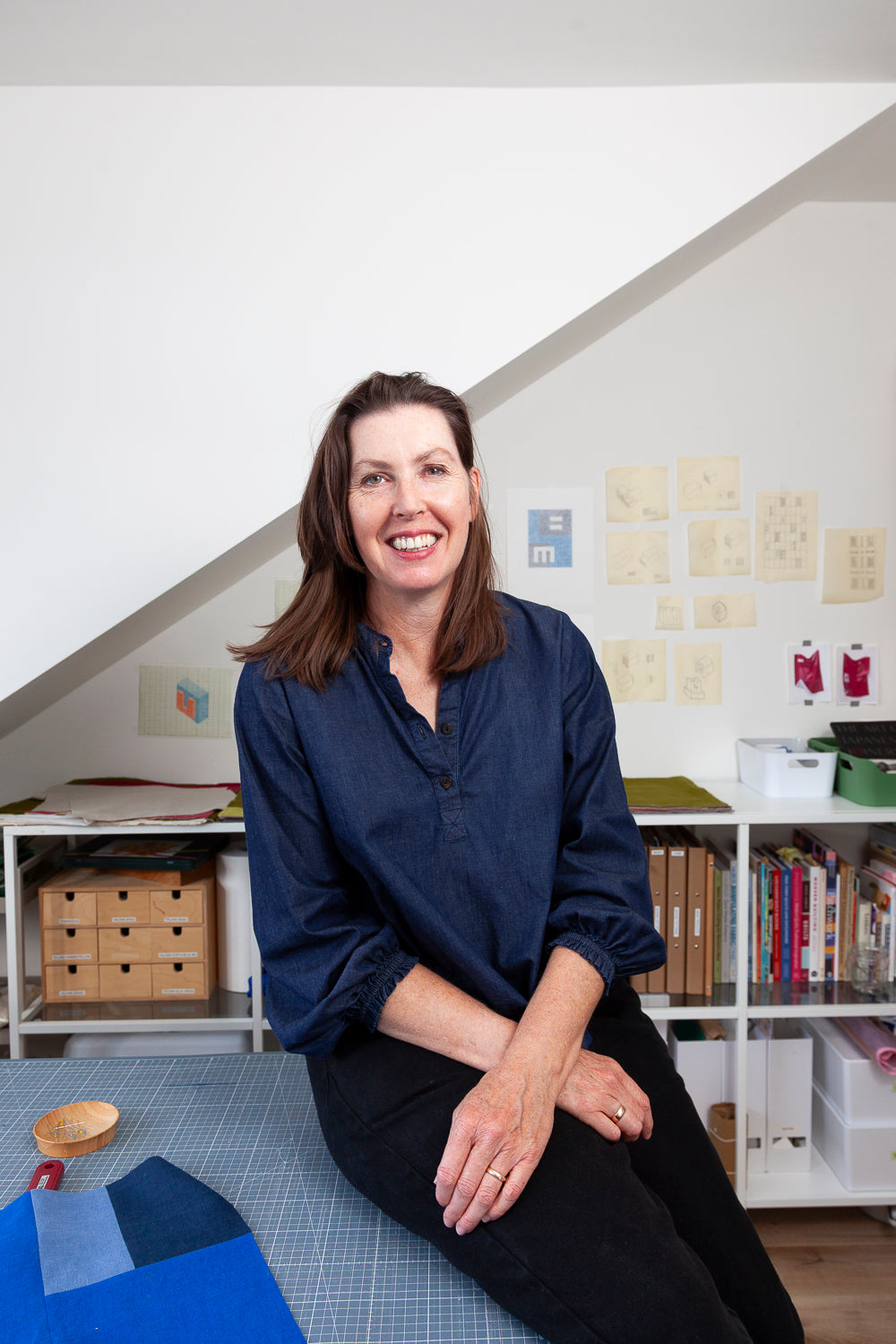 Katrhyn Clark Portret opname ten behoeve van makers pagina in de collectie van draumr
