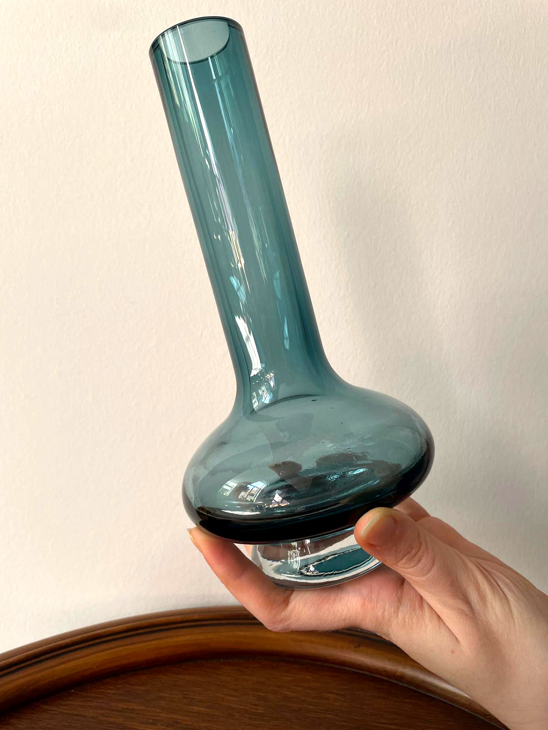 Blue Crystal Vase | Waterford Crystal | Vintage Atelier Aeris