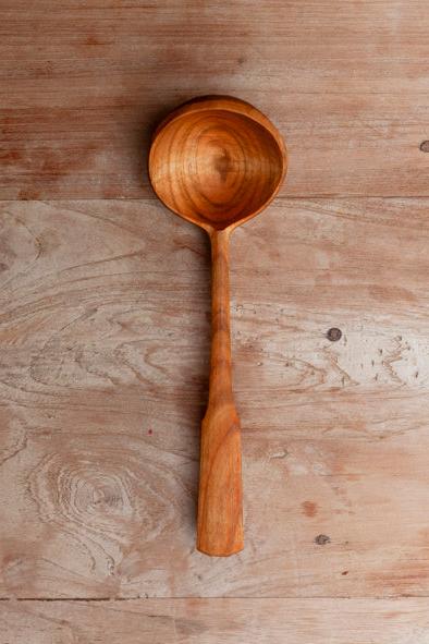 Wooden Ladle Round