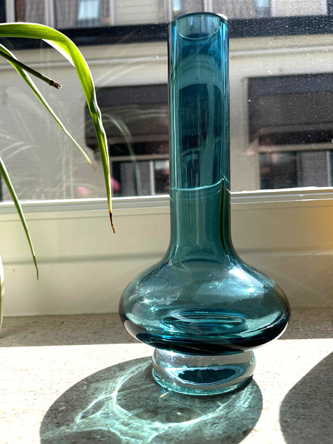 Blue Crystal Vase | Waterford Crystal | Vintage