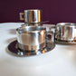 Casalinghi Koffiekoppen & Schotels | Italiaans RVS Design