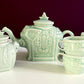 Celadon tea set with elephant teapot | Bombay Company