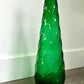 Empoli Genie Bottle | 'Swirl' |Emerald Green | Italy | 66 cm