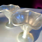 Italian mother-of-pearl ice cream coupes – set of 4 | Mid-Century glass