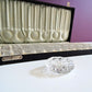 Crystal knife rests & salt cellars in original case | 18-piece set