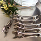 Silver-plated dachshunds (knife rests) - 6