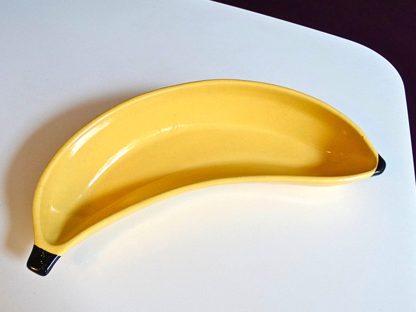 West Germany banana bowl | ceramic | ca. 1960–1980 Atelier Aeris