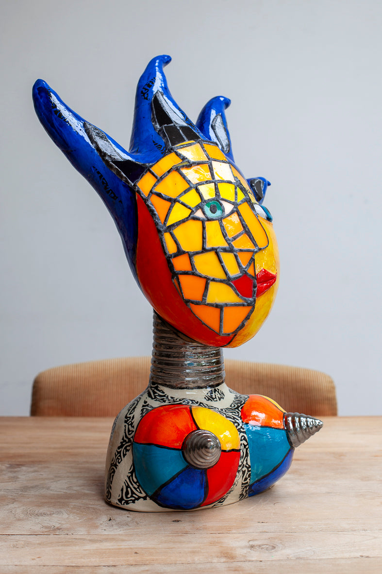 Tiffany lady lamp Sarah Michael