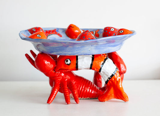 Lobster/fish fruit bowl Sarah Michael