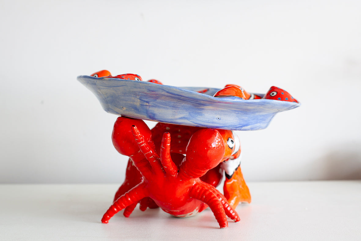 Lobster/fish fruit bowl Sarah Michael