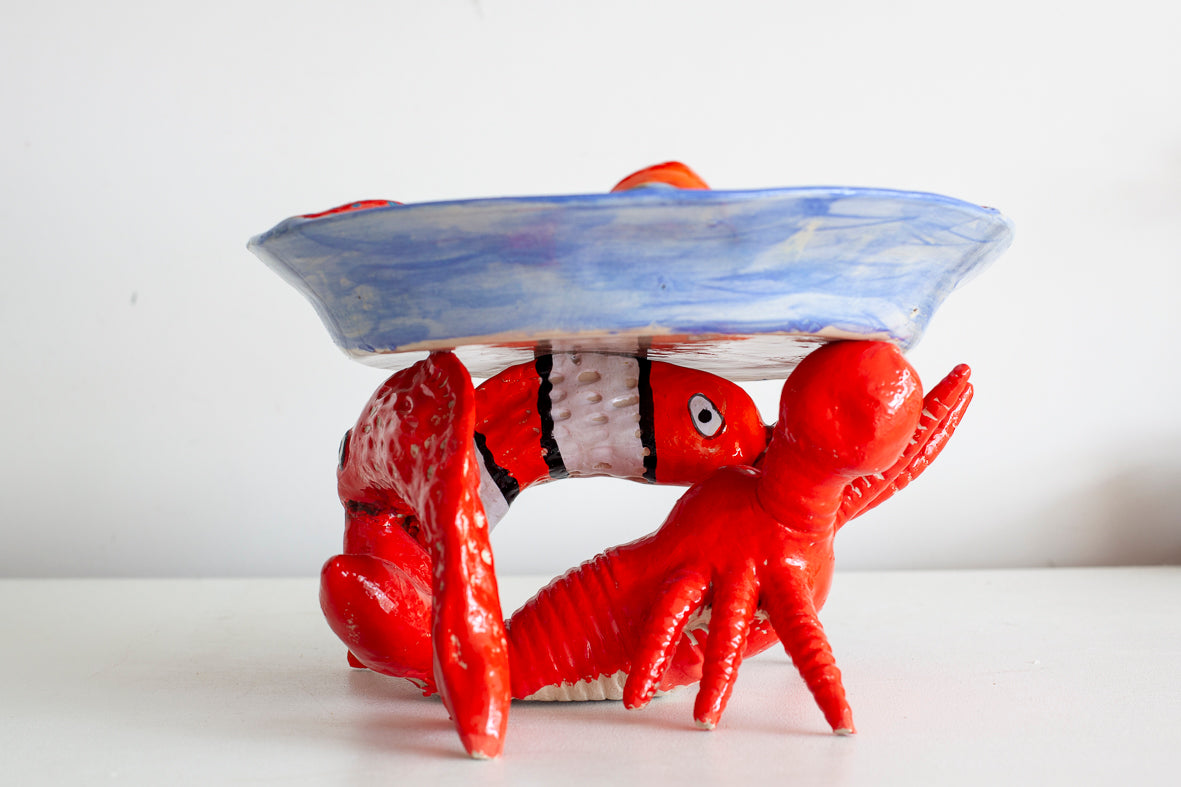 Lobster/fish fruit bowl Sarah Michael