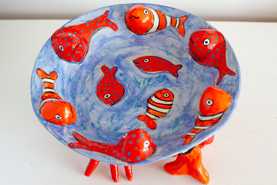 Lobster/fish fruit bowl Sarah Michael