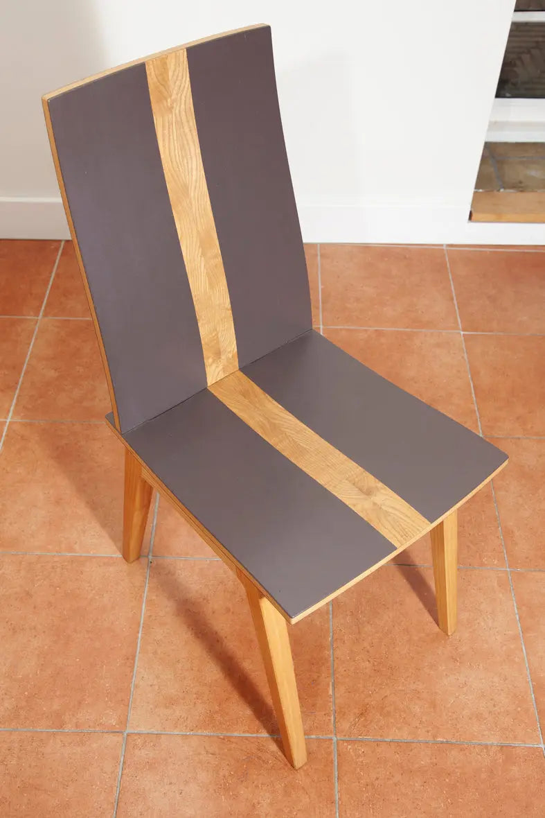 Handmade Dining Chair with a twist Fingerprint Furniture