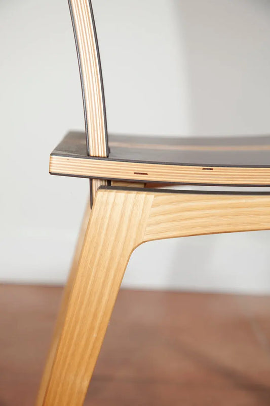 Handmade Dining Chair with a twist Fingerprint Furniture