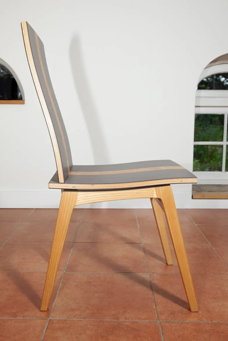 Handmade Dining Chair with a twist Fingerprint Furniture