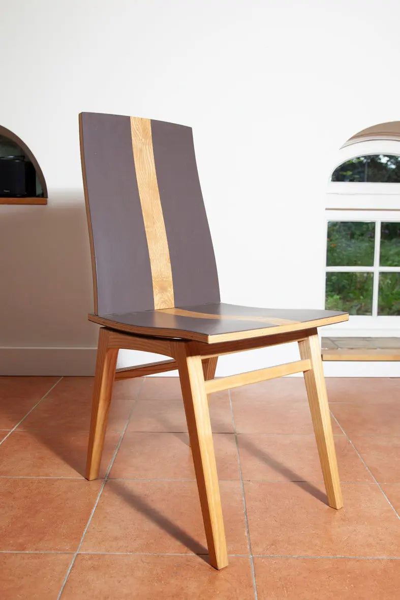 Handmade Dining Chair with a twist Fingerprint Furniture