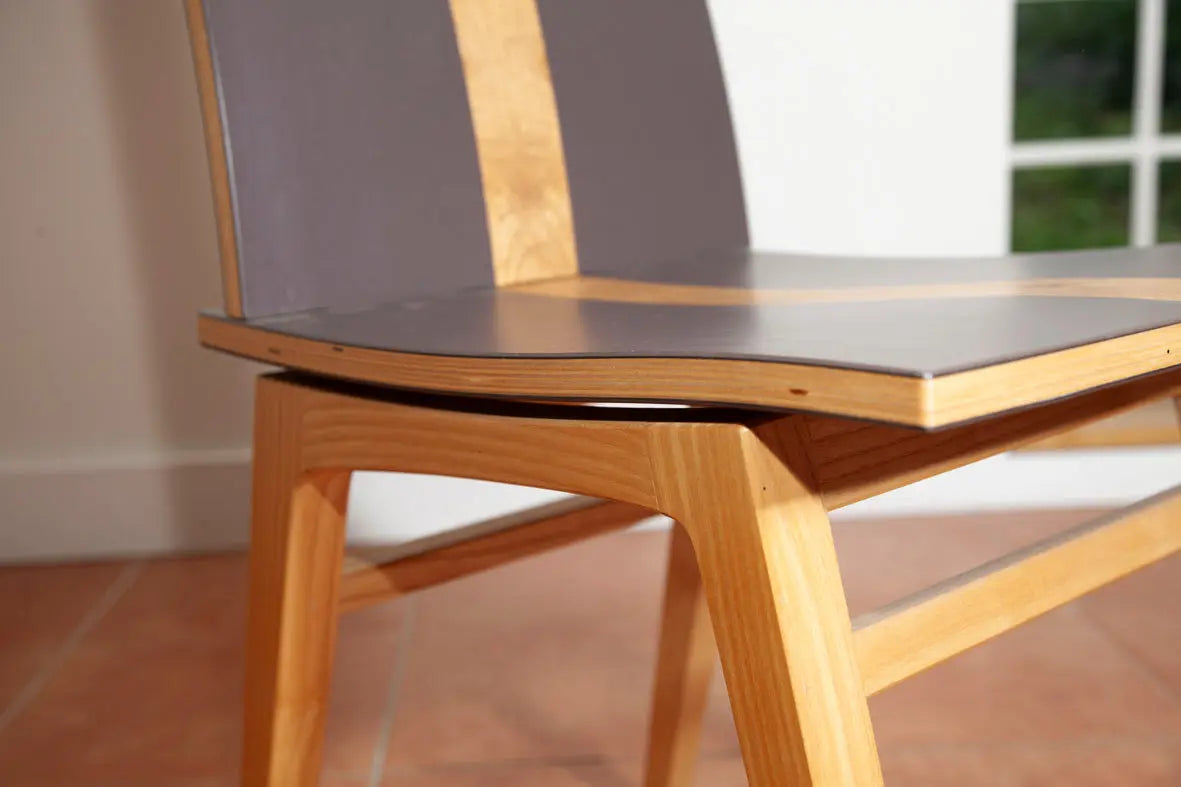 Handmade Dining Chair with a twist Fingerprint Furniture