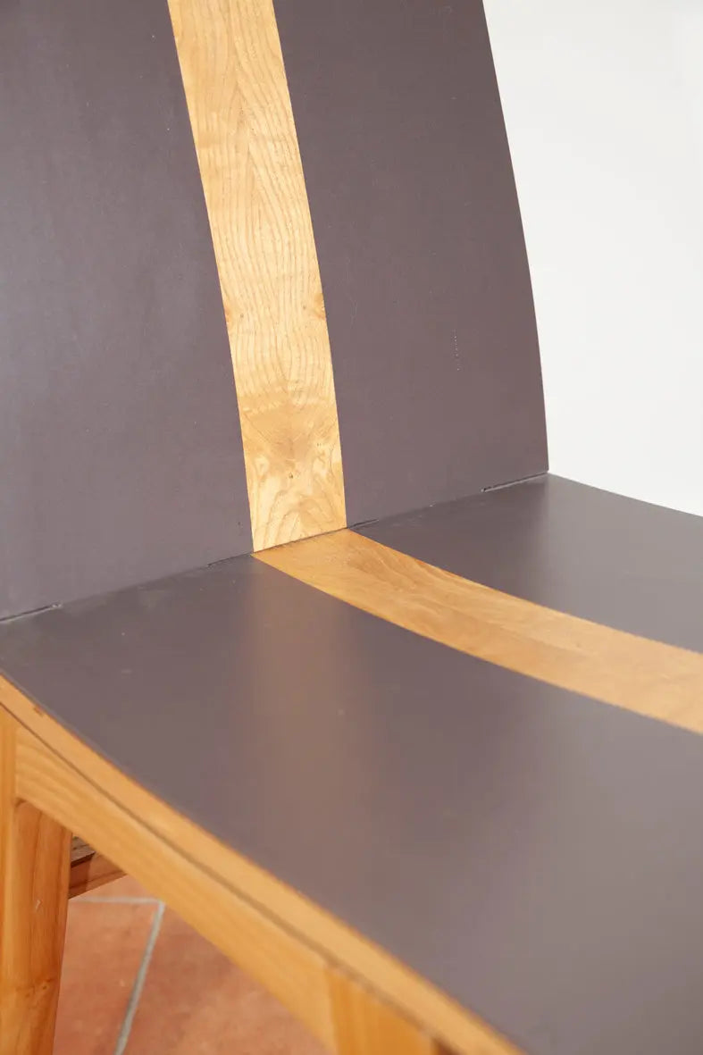 Handmade Dining Chair with a twist Fingerprint Furniture