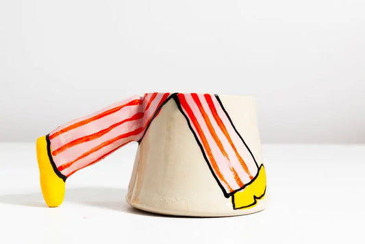 Teacup 'On the Go' Man Red Sarah Michael