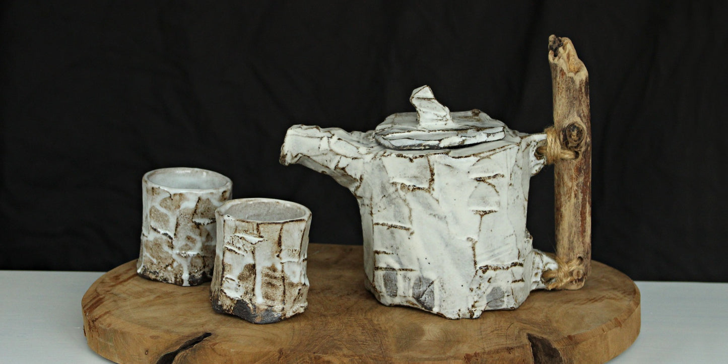 Teapot set with two cups no.1 - draumr